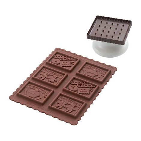 Tagliabiscotti Silikomart Cookie Gnam Gnam Choc CKC04 (1/5)