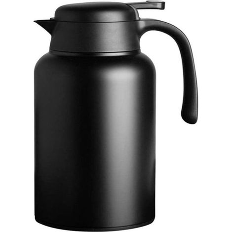Thermos 2.0 L, Stainless Steel Insulated Carafe, Keeps Drinks Hot or Cold for 24 Hours (Black) (1/5)