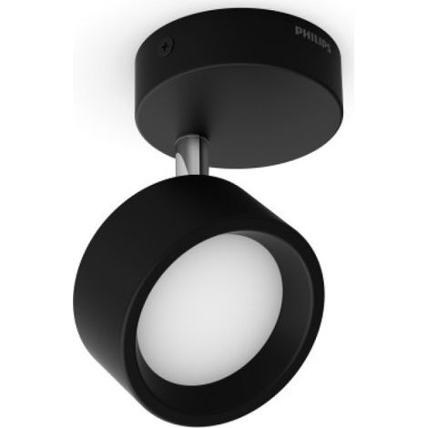 Lámpara de Techo Signify "Bracia Spot" 1x5,5W 2700º Negro [PH-8720169174740