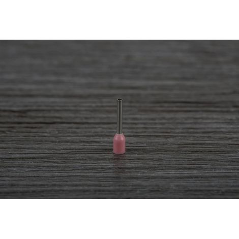 Embout à sertir 0.34mm², Rose, longueur 8mm (1/3)