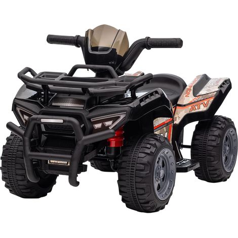 Kids Ride-on Four Wheeler ATV Car Music for 18-36 months Black (1/5)