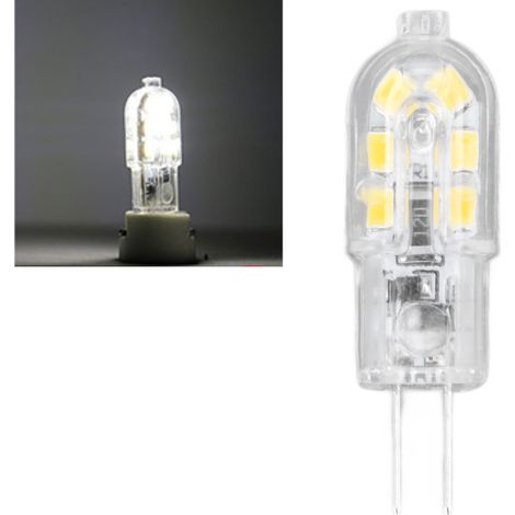 10 Ampoules LED G4 12V Blanc Chaud, Dimmable, Haute Luminosité et IRC pour Éclairage Paysager, Transparent