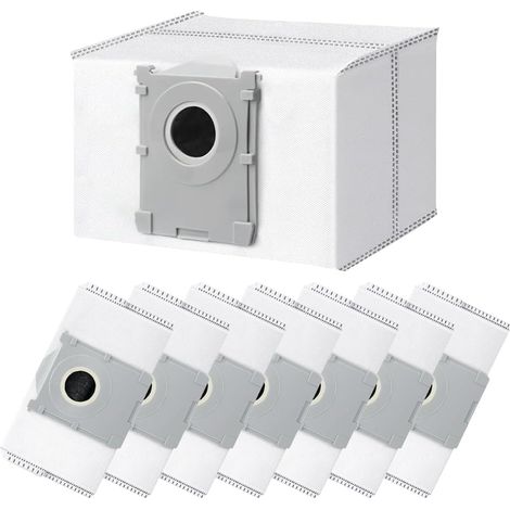 Lot de 8 sacs à poussière pour robot aspirateur, 3,5 l, grande capacité (1/5)
