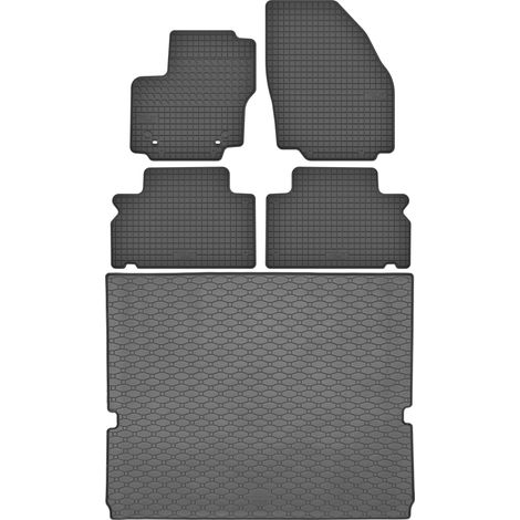 Juego de alfombrillas de goma para coche y maletero para Ford Galaxy II / S-Max Minivan (2006-2010). (1/5)