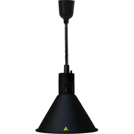 Lampe chauffante noir diamètre 275 mm - Combisteel (1/5)