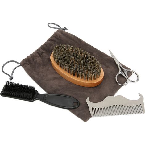 Trousse de Toilette Homme pour Barbe - Kit de Soins Voyage Compact et Léger (1/5)
