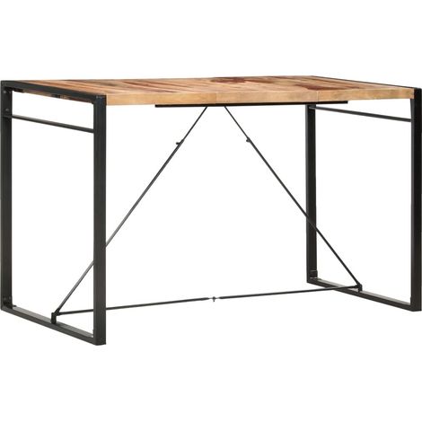 vidaXL Table de bar 180x90x110 cm Bois solide (1/5)