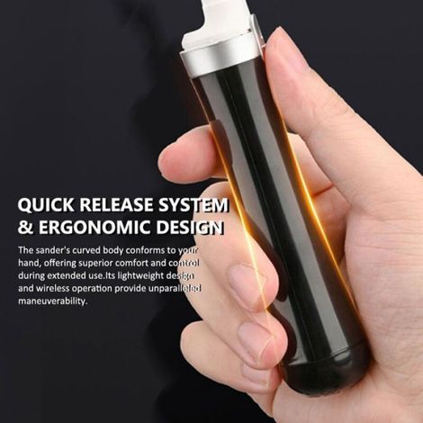 Ponceuse Alternative - 2 Vitesses Réglables - Sans Fil - Batterie Li-Ion 20 V - Pour Bois Métal Plâtre - 1 Pièce (1/5)