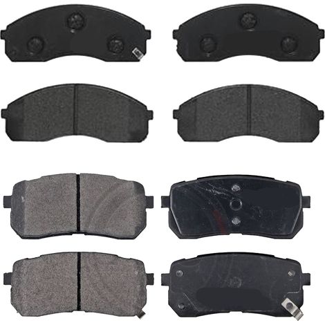 KIT PASTIGLIE FRENO ANTERIORI E POSTERIORI compatibile con KIA MAGENTIS (MG) / PASTIGLIE FRENANTI AUTO OEM FDB1733,FDB1506 FDB1606 / SOSTITUZIONE DIRETTA / BASSA POLVERE / SILENZIOSO