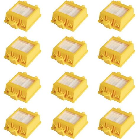 Set of 12 Replacement Filters For iRobot Roomba 700 760 770 772 774 775 776 780 782 785 786 790 Replacement Accessory Kit Compatible for iRobot ROOMBA 700 Series 06i322 (1/3)