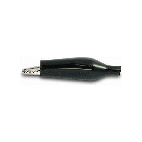 Piccola clip a coccodrillo nera, 5 pezzi
