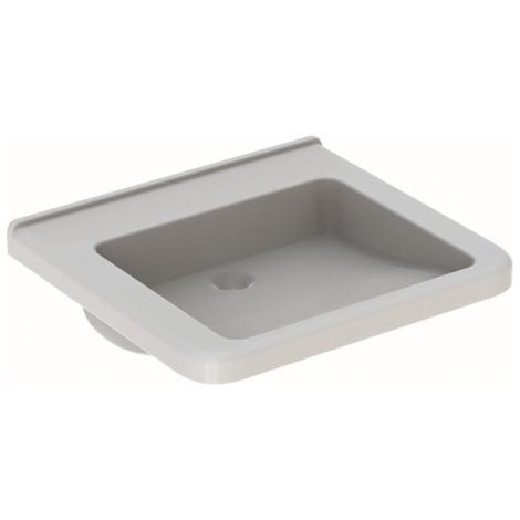 Geberit Renova Nr. 1 Comfort, lavabo encastré, 600x550 mm, sans