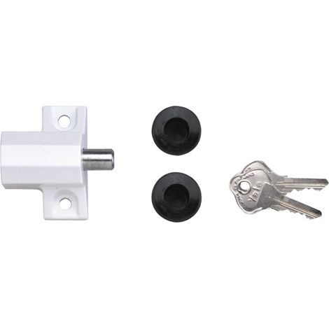 Yale P114 Patio Door Lock White Finish