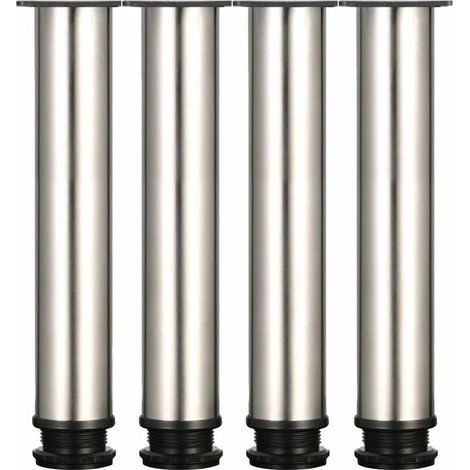 Linghhang – Höhenverstellbare Möbelfüße, 4er-Set – Edelstahl 304 – Höhenverstellbar 300–315 mm – Verschleißfeste ABS-Basis (1/5)