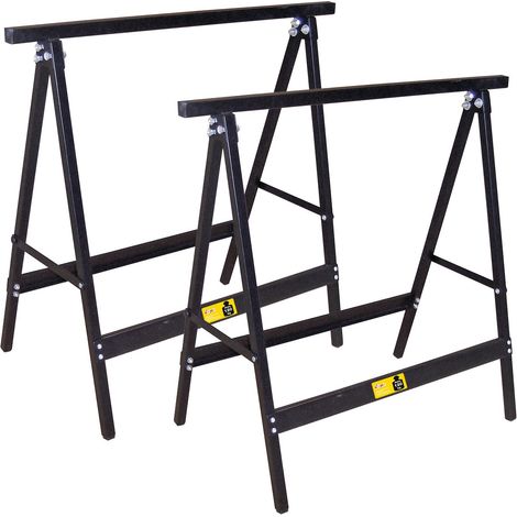 2x Metall Klappbock Unterstellbock Gerüstbock Stützbock Arbeitsbock Metallbock (1/2)
