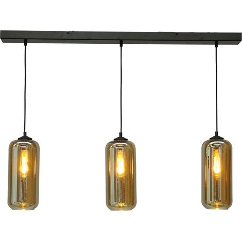 Lampe suspension en verre Quinto 3  - 2261-05-100-3-05-5