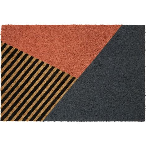 Premier Housewares Opulent Design Door Mat / Non Slip Floor Mat Indoor and Outdoor Welcome Mat With Robust Coir For Door Entrances / House Entryway / Kitchen / Outside Porch 40 x 2 x 60 (1/2)