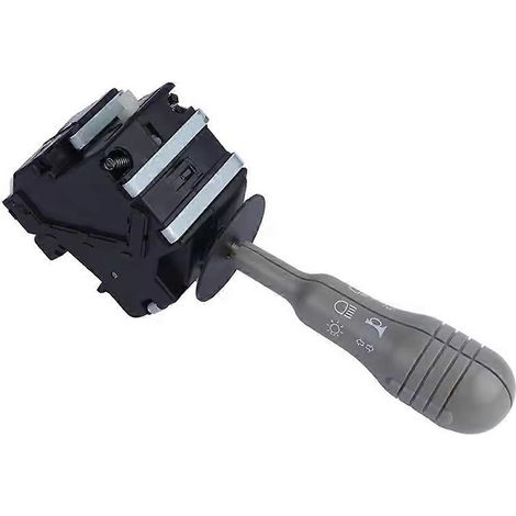 Compatible avec les références 7700822445 et 7700839681, il s'agit d'un interrupteur de phares gris et d'un interrupteur de clignotants pour automobiles. (1/5)