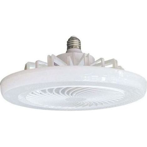 Ventilateur de plafond encastré Karteo 10 pouces sans pales avec lumière LED télécommande design moderne profil bas ABS silencieux (1/4)