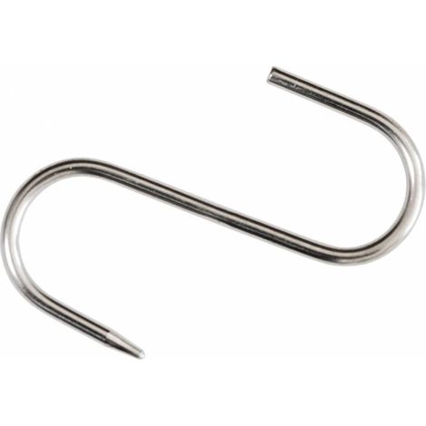 GANCIO INOX P/MACELLAIO 100 X 4 MM Q.TA 10