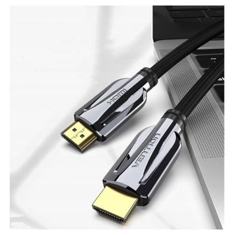 Cable HDMI 2.1 8K Vention AALBH/ HDMI Macho - HDMI Macho/ 2m/ Gris y Negro (1/2)