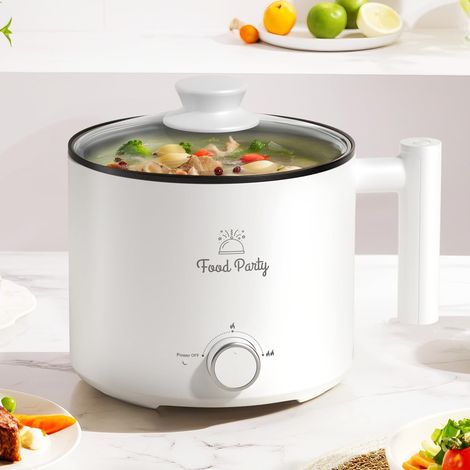 Appareil à Fondue Chinoise Electrique Hot Pot Casserole 1,8L 220V Hotpot Wok Electrique (1/5)