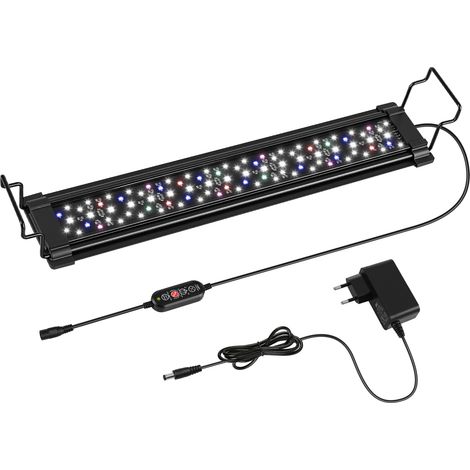 Randaco Farbige LED-Lampe für Aquarien 18 W mit Halterung und Zeitschaltuhr (1/5)