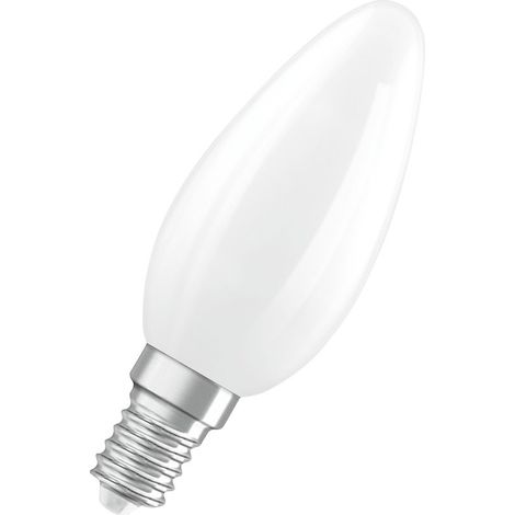 Klassische LED-Lampe, E14-Fassung, Flammendesign, 470 lm = 40 W, warmweiß, dimmbar, OSRAM OSRAM (1/3)