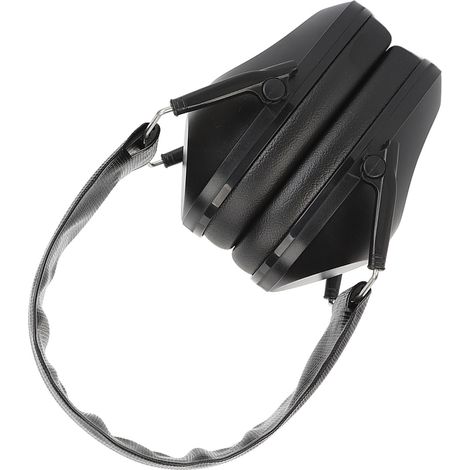 Casque antibruit pliable et insonorisant pour activités de plein air, noir (1/5)