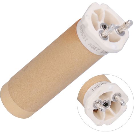 100.296 Élément chauffant 230 V 1550 W, tube chauffant en céramique, accessoire pour torche de soudage industrielle (1/5)