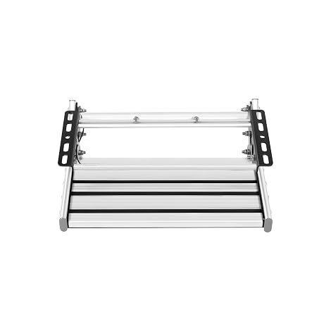 Marchepied électrique pliable pour camping, 12 V, en alliage d'aluminium, avec barre lumineuse LED pour camping-car et caravane (1/5)