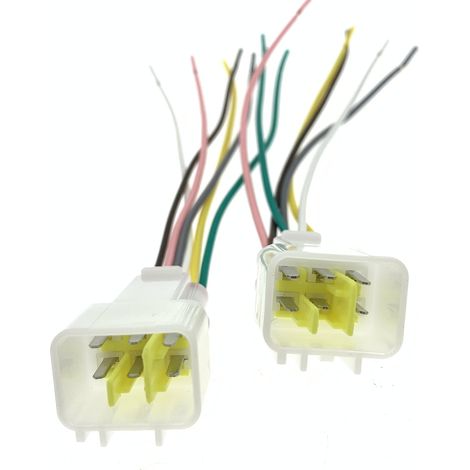 Applicable to Wuling Sunshine S, Rongguang V and Hongguang S minivans: brake light wiring harness connector and rear light wiring harness connector. (1/5)