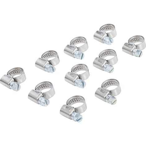 Fascetta stringitubo, 8 X 12 mm, in acciaio inox, 10 pezzi, 1 pezzo, 8095 – 8 X 12 (1/3)