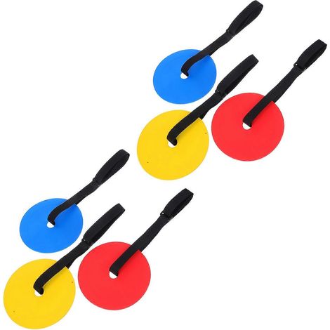 Objectif de football suspendu pour entraînement de précision (lot de 6) - Compact et facile à installer (1/5)