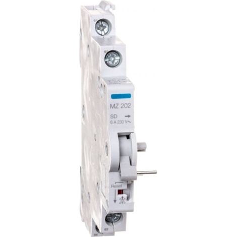Contacto de señalización 230V 6A 1Z1R para interruptor automático MZ202