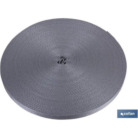 Rollo Cinta Persiana  17mm x 50 M. Gris