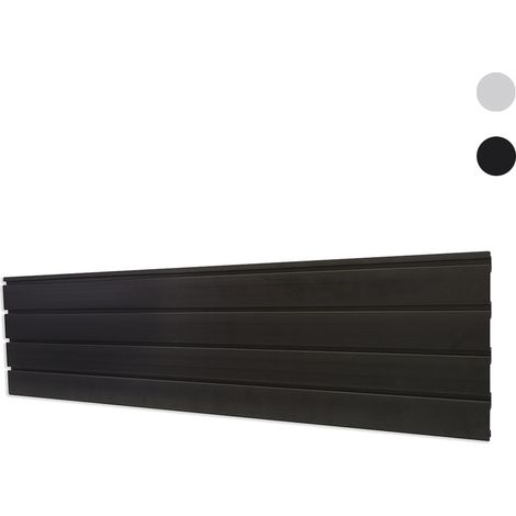 Pannello portautensili SOGI PAN-1200 - parete porta attrezzi in nero o grigio, ColoreNero