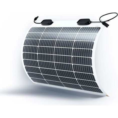 Renogy Flexible Solar Panel 50 Watt 12 Volt Monocrystalline Ultra-Flexible Bendable Mono Off-Grid Charger for Marine RV Cabin Van Car Boat Curve Surfaces