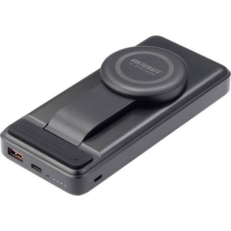 [GEBRAUCHT] B-Ware Voltcraft Wireless Powerbank 20000 mAh Qi Ladegerät Akku Schwarz mit (1/2)