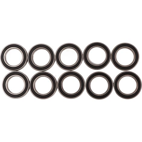 10pcs 6802RS Rubber Sealed Deep Groove Ball Bearings 15mm24mm5mm
