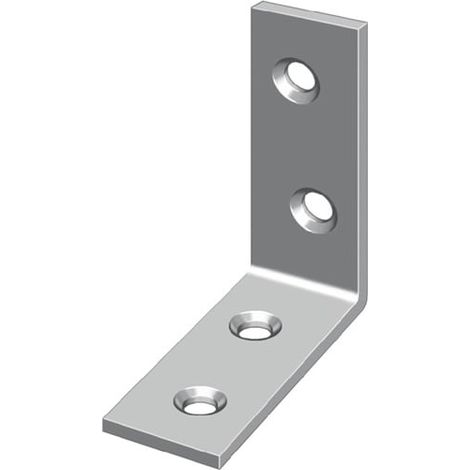 HOHAGE  escuadra para  silla L.20  mm A.14  mm E.2  mm Fe  azul cromo  - 552012 (1/3)