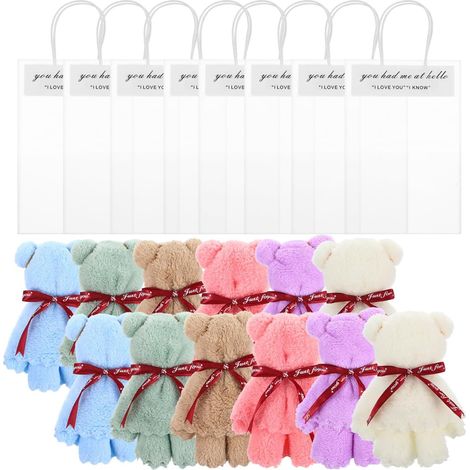 Serviette Ours - 12 Pièces - Molleton Corail - Douceur Quotidienne - Salle De Bain Enfant Adulte - Cadeau Fête (1/5)