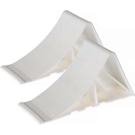 Set di cunei di supporto in plastica dura L225xB100xH90mm 2 pezzi/set