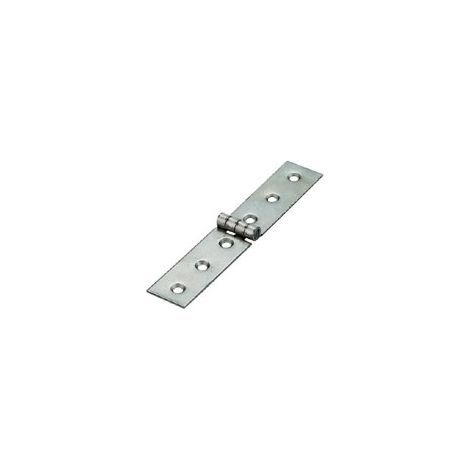 Charnière pour coulisses de lit - Hauteur : 20 mm - Largeur ouverte : 80 mm - ITAR