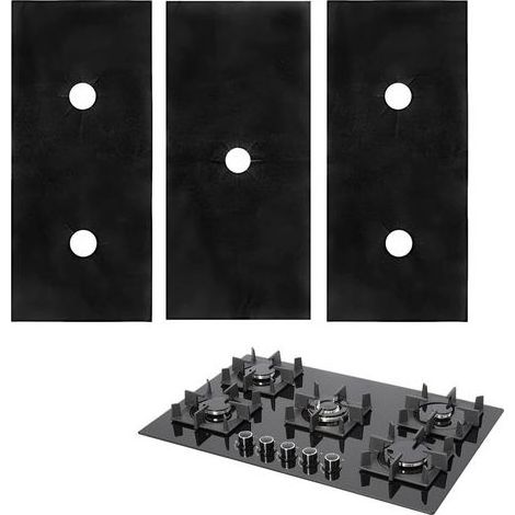 Protection Plaque Cuisson Gaz Tapis de Cuisinière à Brûleurs Housse de Protection pour Plaques de Cuisson (1/5)