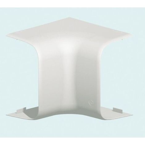 angle intérieur - pour goulotte de climatisation - 120 x 75 mm - blanc - iboco 06832