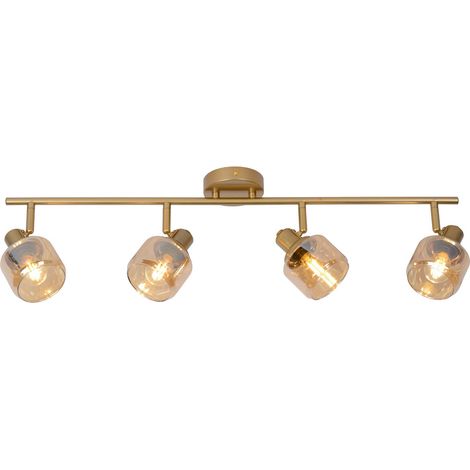 Lucide BJORN - Deckenstrahler - 4xE14 - Mattes Gold / Messing (1/5)