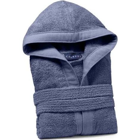 Accappatoio caleffi home blu notte XL cotone morbido