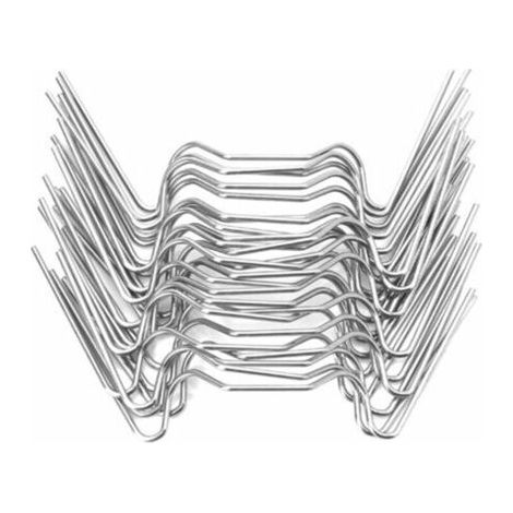Clips de vitrage pour Serre de Jardin Inoxydable 50 pièces Fixation Plaque de polycarbonate Clips de Fixation Serre Pinces W