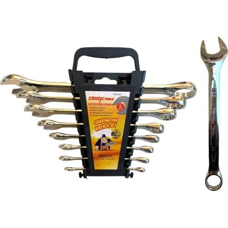 SET SERIE 6 CHIAVI COMBINATE FISSE STELLA KIT CHIAVE MISURE DA 6 A 22MM (1/5)